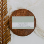 Genderneutraal Baby shower boeken voor Baby Informatiekaartje<br><div class="desc">Dit is een eenvoudige, elegante boeken voor baby-behuizing met een wijze achtergrond en een modern lettertype. Bewerk alle bewoordingen en alle kleuren* op deze bruiloft programma sjabloon. * de kleur van de waterverf groen zijn niet bewerkbaar // Voor overeenkomende items, bezoek dan het "ASHTON" collectie in de Sincerely By Nicole...</div>