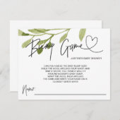 Genderneutraal Baby shower Game Bump Guess Kaarten (Voorkant / Achterkant)