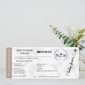 Genderneutraal Baby shower | Geslacht openbaar mak Kaart (Staand voorkant)