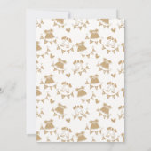 Genderneutraal Baby shower Kaart (Achterkant)