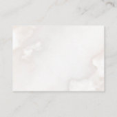 Genderneutraal Baby shower luierkrabbel Informatiekaartje (Achterkant)