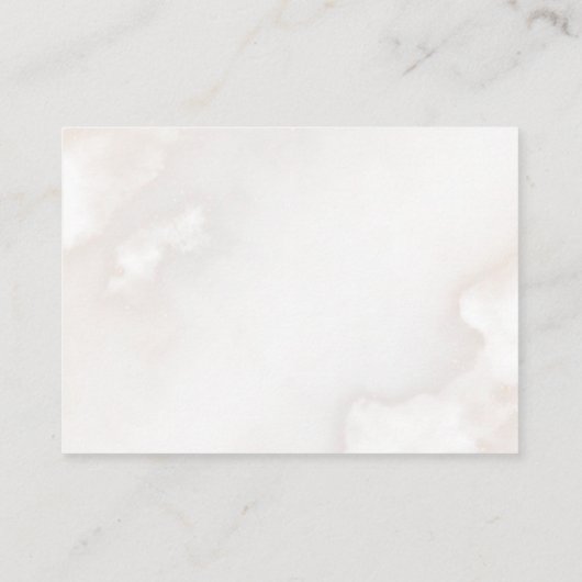 Genderneutraal Baby shower luierkrabbel Informatiekaartje (Achterkant)