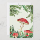 Genderneutraal Baby shower met Woodland-thema Kaart (Achterkant)