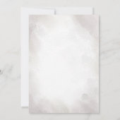 Genderneutraal baby shower, olifantenuitnodiging kaart (Achterkant)