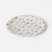 Genderneutraal Baby shower Papieren Bordje (Gekanteld)