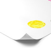 Genderneutraal baby shower poster (Hoek)