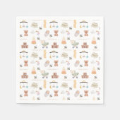 Genderneutraal Baby shower Servet (Voorkant)