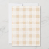 genderneutraal Baby shower van de boerenmarkt Kaart (Achterkant)