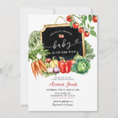 Genderneutraal Baby shower van de boerenmarkt Kaart (Voorkant)