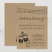 Genderneutraal Baby shower voor baby's Brewing Cou Kaart (Voorkant / Achterkant)