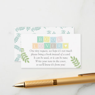 Genderneutraal Baby shower voor het aanvragen van  Informatiekaartje