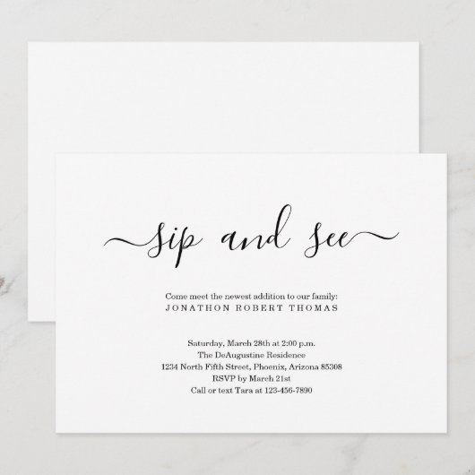 Genderneutraal beeld en zie kaart (Voorkant / Achterkant)