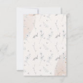 Genderneutraal Beer Waterverf Baby shower Bedankkaart (Achterkant)