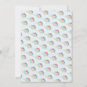 Genderneutraal Blue Boy & Boy Twins Baby shower Kaart (Achterkant)