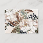 Genderneutraal Boho Baby shower Boek Aanvraag Informatiekaartje (Achterkant)