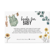 Genderneutraal Boho Baby shower Boeken voor Baby