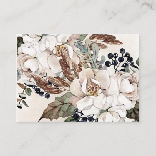 Genderneutraal Boho Baby shower Luierkrabbel Informatiekaartje (Achterkant)