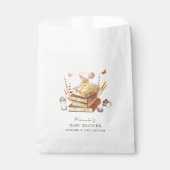 Genderneutraal Boho Book Mouse Baby shower Bedankzakje (Voorkant)