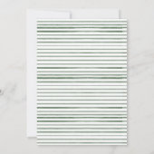 Genderneutraal Boho Greenery Rustic Baby shower Kaart (Achterkant)