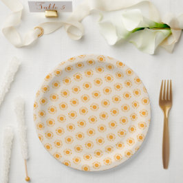 Genderneutraal Boho Sun-Baby shower Papieren Bordje