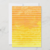 Genderneutraal Candyland Sprinkles Baby shower Kaart (Achterkant)