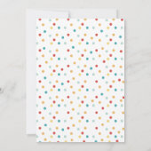 Genderneutraal Circus Verjaardagsuitnodiging Kaart (Achterkant)