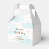 Genderneutraal Cloud Nine Stars Baby shower Bedankdoosjes (Achterkant)