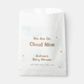 Genderneutraal Cloud Nine Stars Baby shower Bedankzakje (Voorkant)
