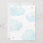 Genderneutraal Cloud Nine Stars Baby shower Kaart (Achterkant)
