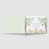 Genderneutraal Cute Woodland Animals Baby shower Gastenboek (Volledig)