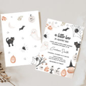 Genderneutraal Een klein Boo-Baby shower Kaart