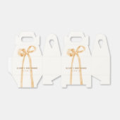 Genderneutraal eenvoudig boog-Baby shower Bedankdoosjes (Uitgevouwen)