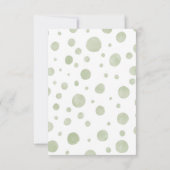 Genderneutraal elephant Baby shower Dank u wel Bedankkaart (Achterkant)