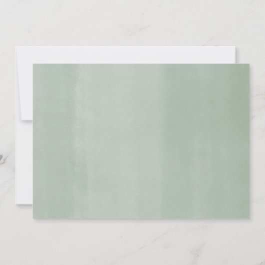 Genderneutraal eucalyptus schattig safari baby sho kaart (Achterkant)