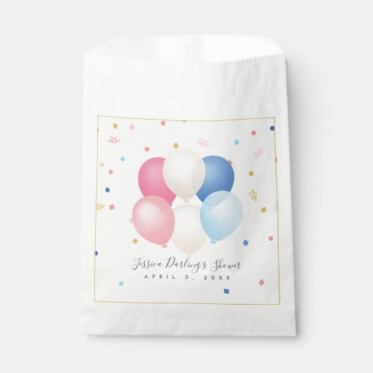 Genderneutraal | Geslacht onthullen Baby shower Bedankzakje (Voorkant)