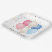 Genderneutraal | Geslacht onthullen Baby shower Papieren Bordje (Gebogen)