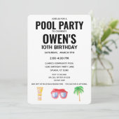 Genderneutraal geslacht van de poolpartij kaart (Staand voorkant)