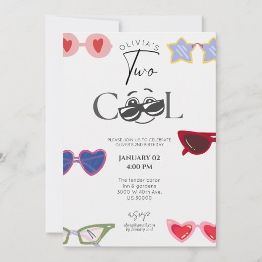 Genderneutraal grappig tweede verjaardag kaart (Voorkant)