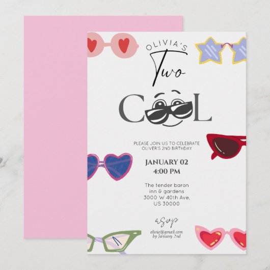 Genderneutraal grappig tweede verjaardag kaart (Voorkant / Achterkant)