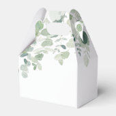 Genderneutraal groen Baby shower Favor Box Bedankdoosjes (Achterkant)