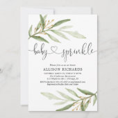 Genderneutraal groen goud groene baby sprinkhaan kaart (Voorkant)
