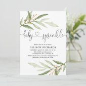 Genderneutraal groen goud groene baby sprinkhaan kaart (Staand voorkant)