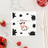 Genderneutraal Heilig Koe Baby shower Servet (Insitu)