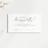 Genderneutraal "Hoe groot is Mommys Belly" Kaart Plaatskaartje