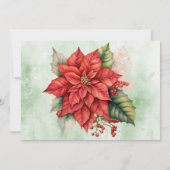 Genderneutraal Kerst Baby shower Kaart (Achterkant)