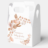 Genderneutraal Kleine Wildflower Boho Baby shower Bedankdoosjes (Geopend)