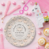 Genderneutraal lief klein pompoen Baby shower Papieren Bordje (Feest)