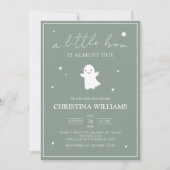 Genderneutraal Little Boo Halloween Baby shower Kaart (Voorkant)