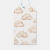 Genderneutraal Little Dragon-Baby shower Cadeaulabel (Achterkant)