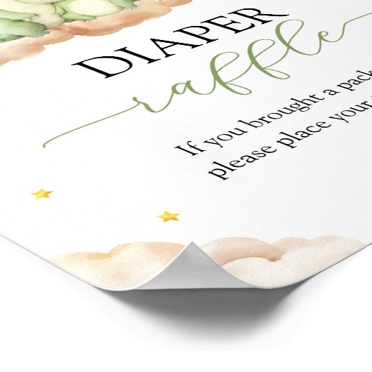 Genderneutraal Little Dragon Game Poster (Hoek)